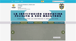 Desktop Screenshot of ceoget-sabaneta-antioquia.edu.co
