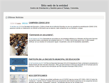 Tablet Screenshot of ceoget-sabaneta-antioquia.edu.co